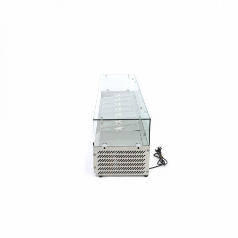 MAXIMA Kühlaufsatzvitrine 7xGN1/3 - 160cm