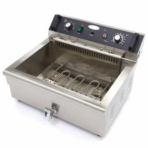 MAXIMA 20 Liter Tisch-Friteuse mit Fettablasshahn