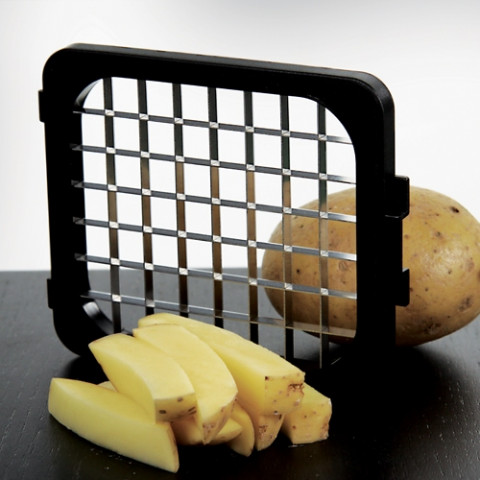 ALLIGATOR Zwiebelhacker-Knoblauchhacker mit Auffangbehälter - INOX