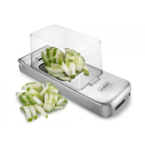 ALLIGATOR Zwiebelhacker-Knoblauchhacker mit Auffangbehälter - INOX