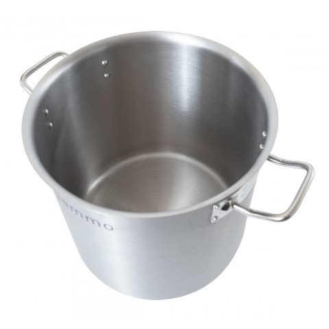 GAMMO Hochtopf mit Deckel 12 Liter 25x25cm