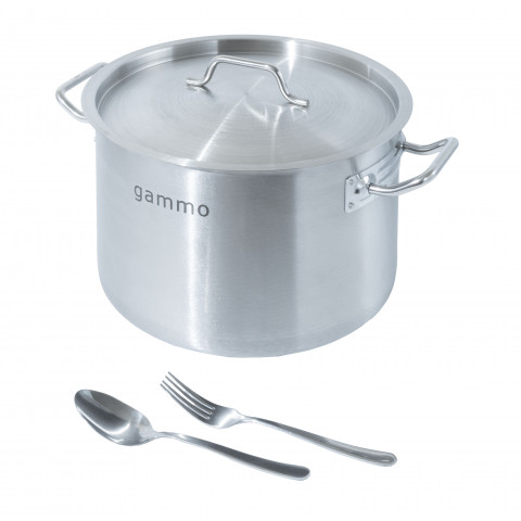 GAMMO Kochtopf mit Deckel 14 Liter 30x20cm