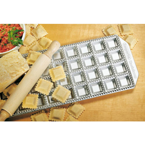 IMPERIA Ravioli classici Ravioli Form mit Teigrolle - 36 Stk