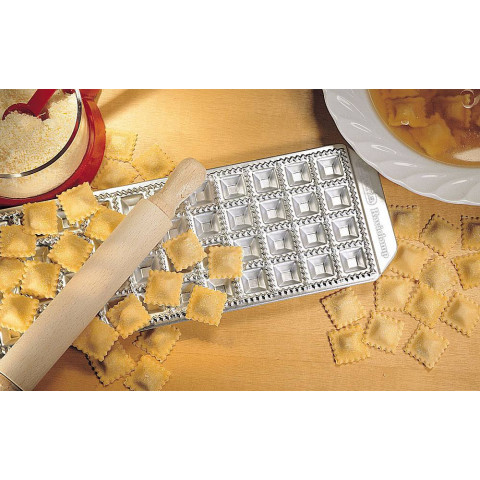 IMPERIA Ravioli da brodo Ravioli Form mit Teigrolle - 44 Stk