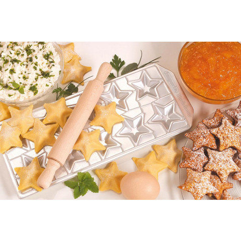 IMPERIA Ravioli stelline Ravioli Form mit Teigrolle - 10 Stk