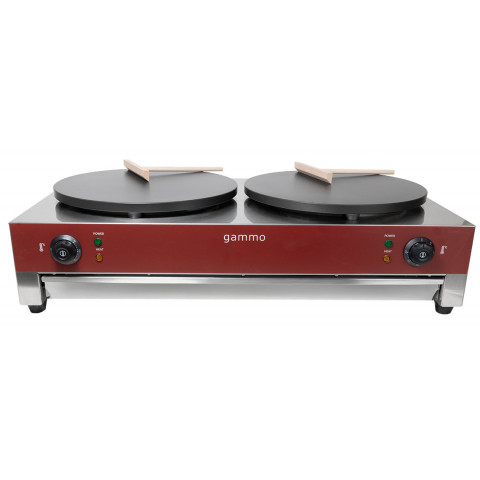 GAMMO Crepes Gerät elektrisch - doppel 2x 40cm