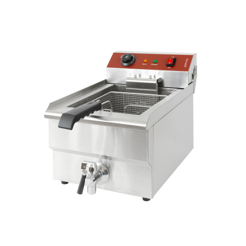 GAMMO elektrische Friteuse mit Fettablasshahn 16 Liter - 3kW
