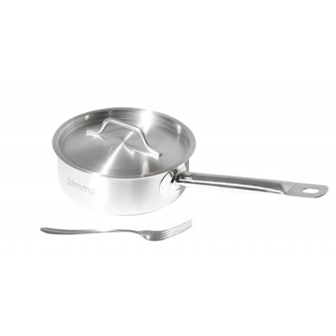 GAMMO Stieltopf mit Deckel 1.6 Liter 18x6 cm