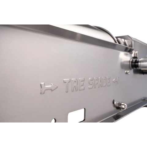 TRE SPADE Wurstfüller 10 Liter horizontal DELUXE