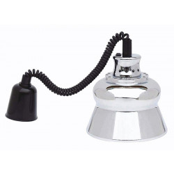 HORECATECH Warmhaltelampe 23cm - silber