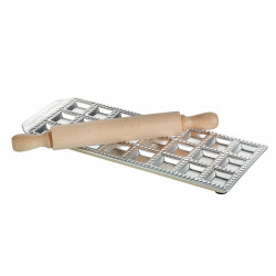 IMPERIA Ravioli classici Ravioli Form mit Teigrolle - 24 Stk