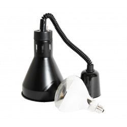 GAMMO Warmhaltelampe 18cm - schwarz