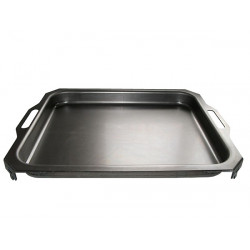 Grillpfanne für 2 Brenner Gerät - Stahl