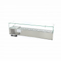 MAXIMA Kühlaufsatzvitrine 7xGN1/3 - 160cm