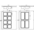 MAXIMA 67L Kühlaufsatzvitrine-Kühlbuffet