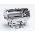 GAMMO Chafing Dish Edelstahl GN 1/1 mit Roll Top Deckel