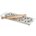 IMPERIA Tortelli classici Ravioli Form mit Teigrolle - 18 Stk