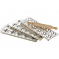 IMPERIA Tris Gli Speciali Ravioli Form Set mit Teigrolle