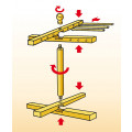 IMPERIA Stendipasta Nudeltrockner aus Holz