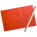 IMPERIA FoglioChef Silikon Rollmatte mit Teigrolle