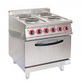GAMMO Elektro Herd mit 4 runde Platten + statischer Backofen